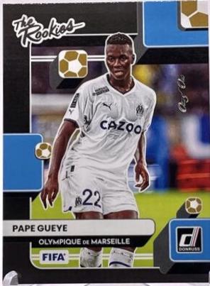Pape Gueye #13 Soccer Cards 2022 Panini Donruss The Rookies