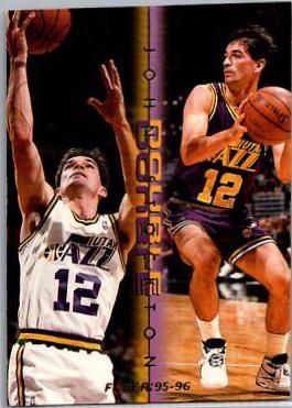john stockton #12 Basketball Cards 1995 Fleer