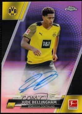 Jude Bellingham #BCA-JB 2021 Topps Chrome Bundesliga Autographs Soccer