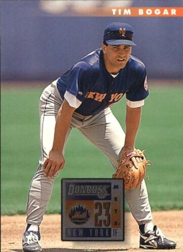 Tim Bogar #16 Baseball Cards 1996 Panini Donruss