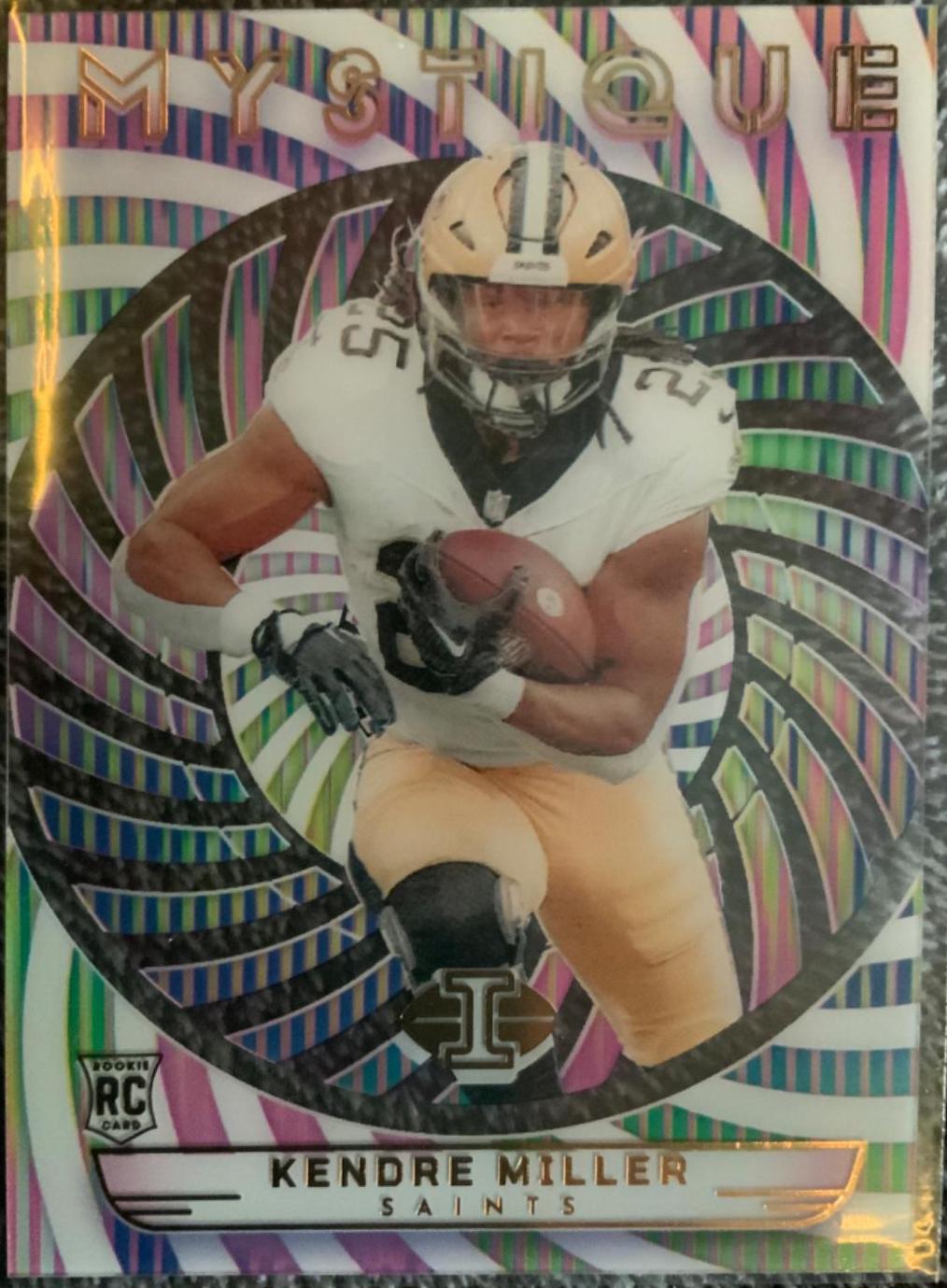 Kendre Miller #22 Football Cards 2023 Panini Illusions Mystique