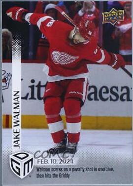 Jake Walman #58 2023 Upper Deck Game Dated Moments Hockey