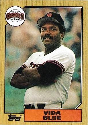 Vida Blue #260 Baseball Cards 1987 Topps