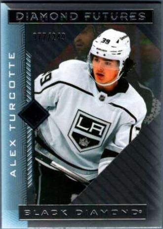 Alex Turcotte #BDF-AT Hockey Cards 2021 Upper Deck Black Diamond Futures