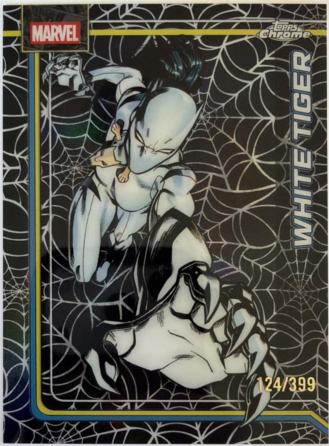 White Tiger Spider-Web Refractor