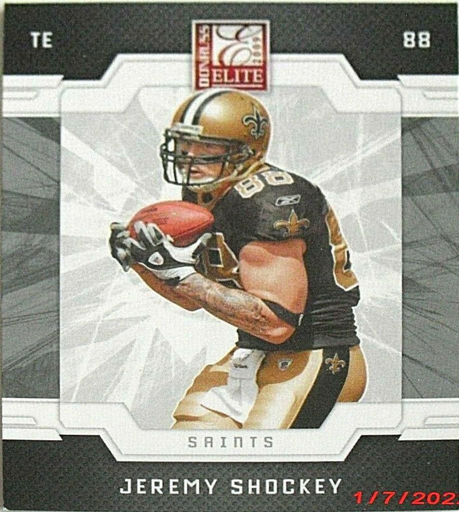 Jeremy Shockey #62 Football Cards 2009 Panini Donruss Elite