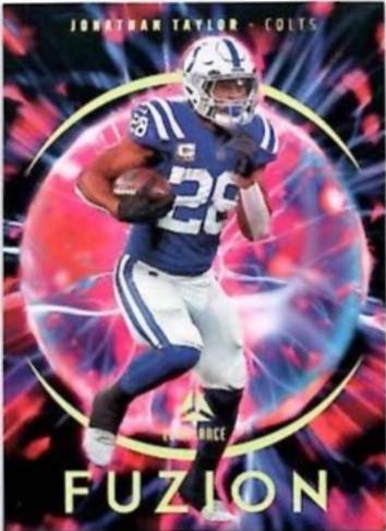 Jonathan Taylor #6 Football Cards 2023 Panini Luminance Fuzion