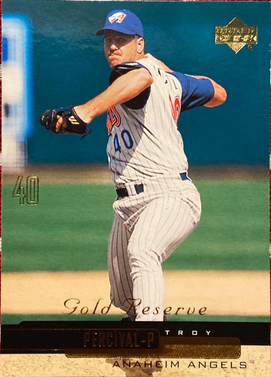Troy Percival #5 Baseball Cards 2000 Upper Deck Gold Reserve