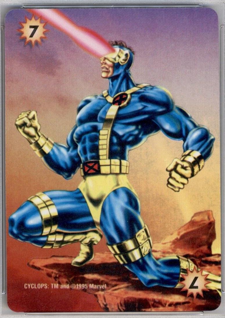 Cyclops: Energy 7 Marvel 1995 Fleer Overpower