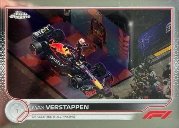 Max Verstappen #3 Racing Cards 2022 Topps Chrome Formula 1