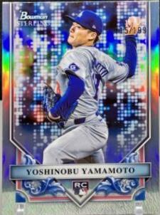 Yoshinobu Yamamoto [Refractor] #BSR-40 Prices | 2024 Bowman