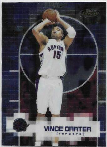 Vince Carter #15 Basketball Cards 2000 Finest