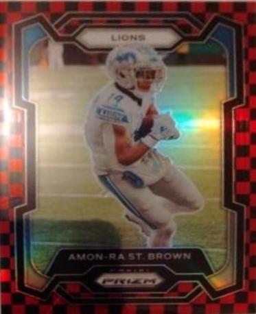 Amon-Ra St. Brown #96 2023 Panini Prizm Football