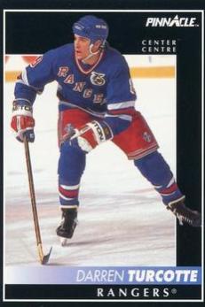 Darren Turcotte #33 Hockey Cards 1992 Pinnacle Canadian