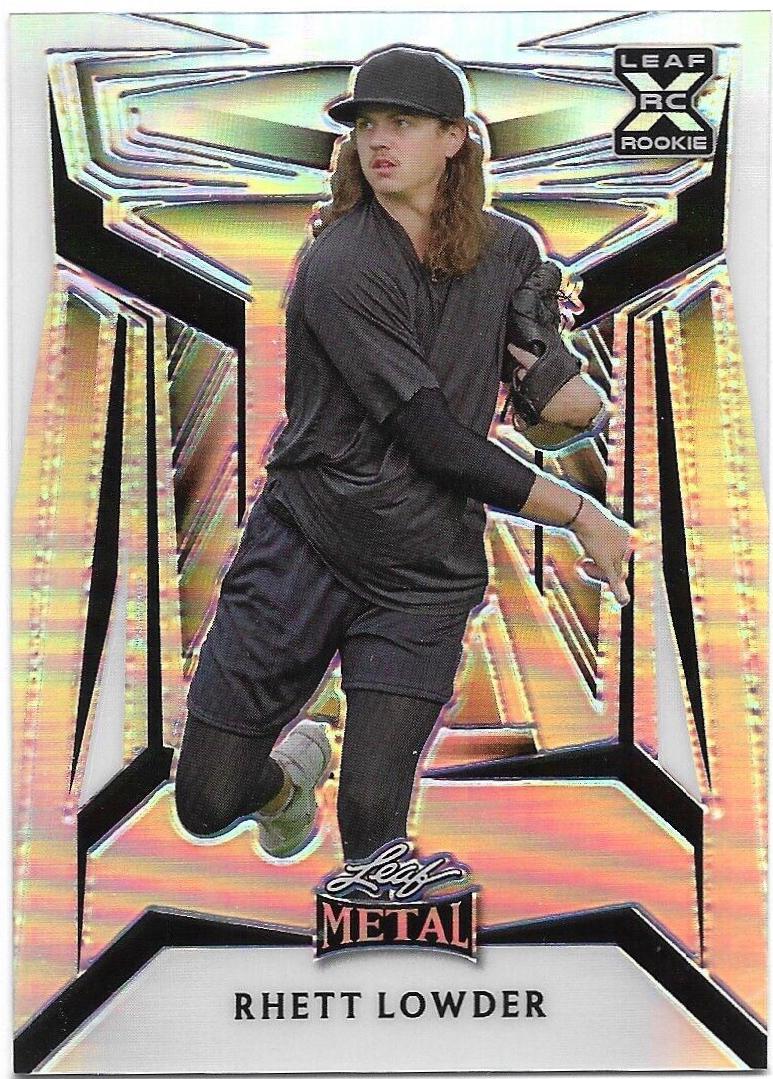 Rhett Lowder #B-28 Baseball Cards 2023 Leaf Metal Draft