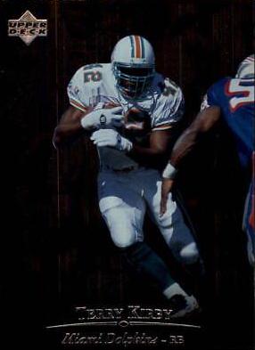 Terry Kirby #46 Football Cards 1996 Upper Deck Silver