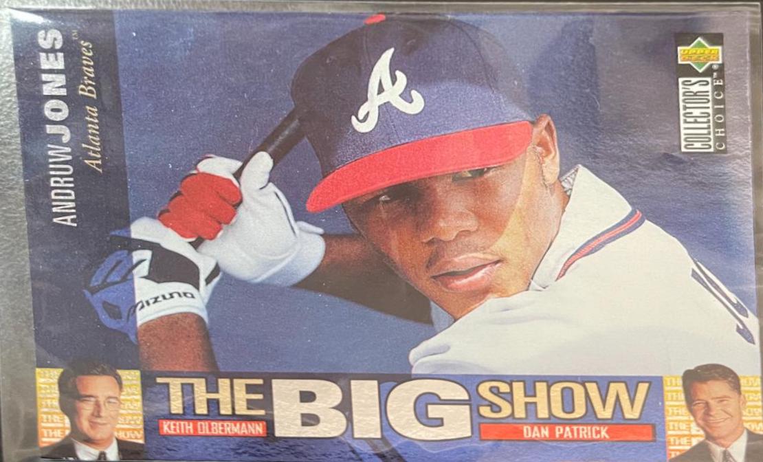 Andruw Jones #3/45 Baseball Cards 1997 Collector's Choice the Big Show