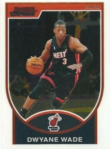 Dwyane Wade #3 Basketball Cards 2007 Bowman Chrome