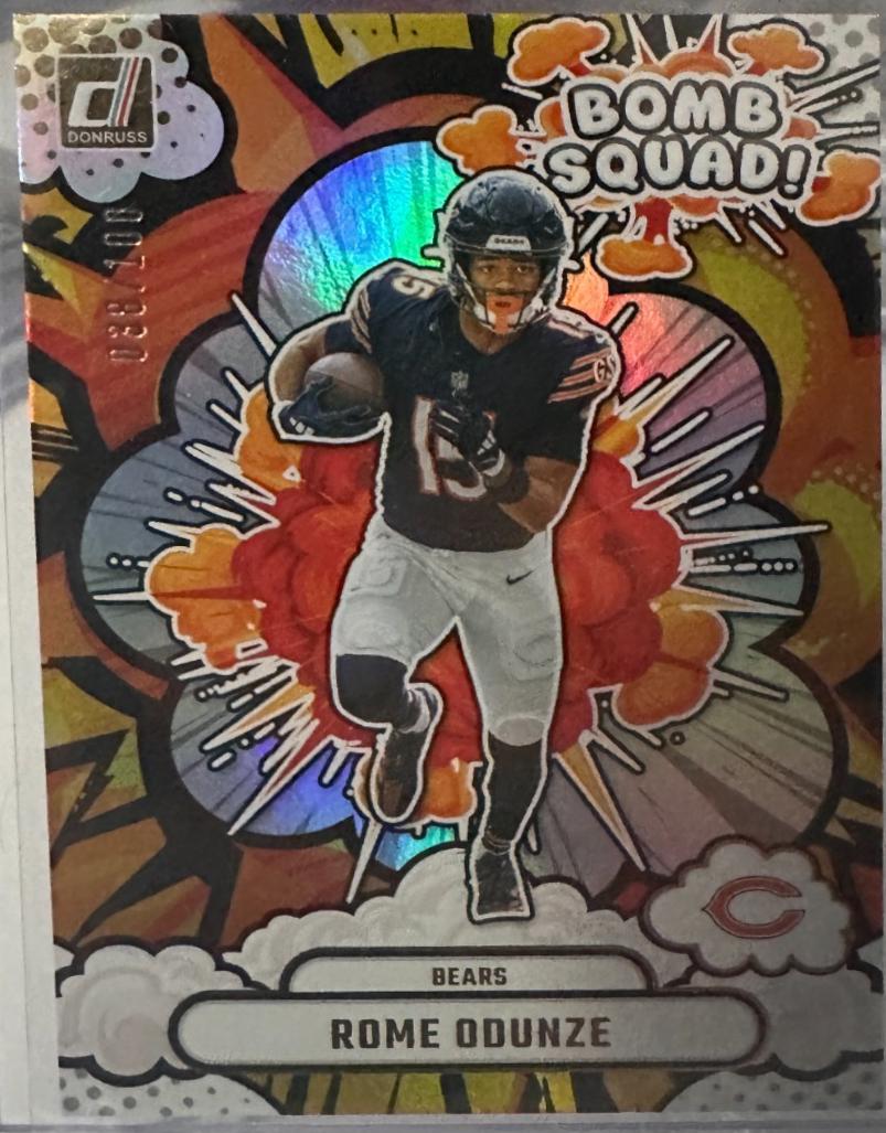 レア皿latin bomb squad入手困難 Rome Odunze [Holo] #BS-ROE Prices | 2025 Panini Donruss Bomb Squad
