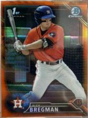 Alex Bregman [Orange Refractor] #BCP-4 Baseball Cards 2016 Bowman Chrome Prospects Prices