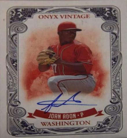Joan Adon #OVJA Baseball Cards 2021 Onyx Vintage