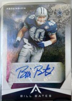 Bill Bates #ASC-BBA Football Cards 2021 Panini Chronicles Ascension Autographs