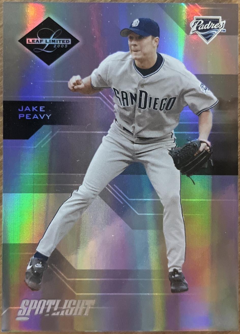 Jake Peavy #32 2005 Leaf Limited Baseball