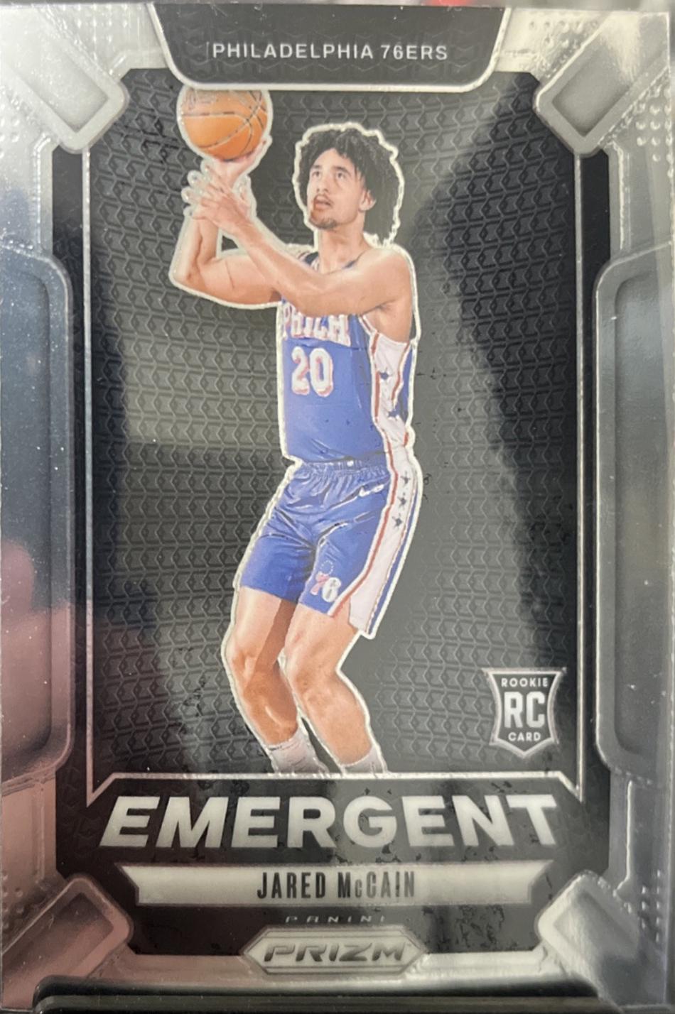 Jared McCain #19 Basketball Cards 2024 Panini Prizm Emergent