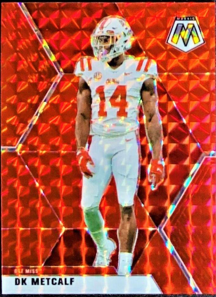 DK Metcalf [Red Mosaic] #98