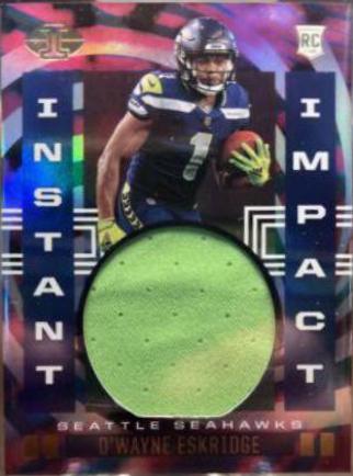 D'Wayne Eskridge #II-DE Football Cards 2021 Panini Illusions Instant Impact