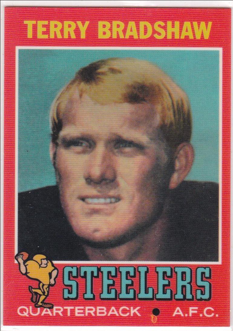 Terry Bradshaw #156 Football Cards 1999 Topps Stars Rookie Reprint