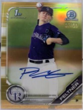 Ryan Feltner [Gold Refractor] #CPA-RF
