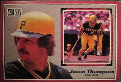 Jason Thompson #8 Baseball Cards 1983 Donruss Action All Stars