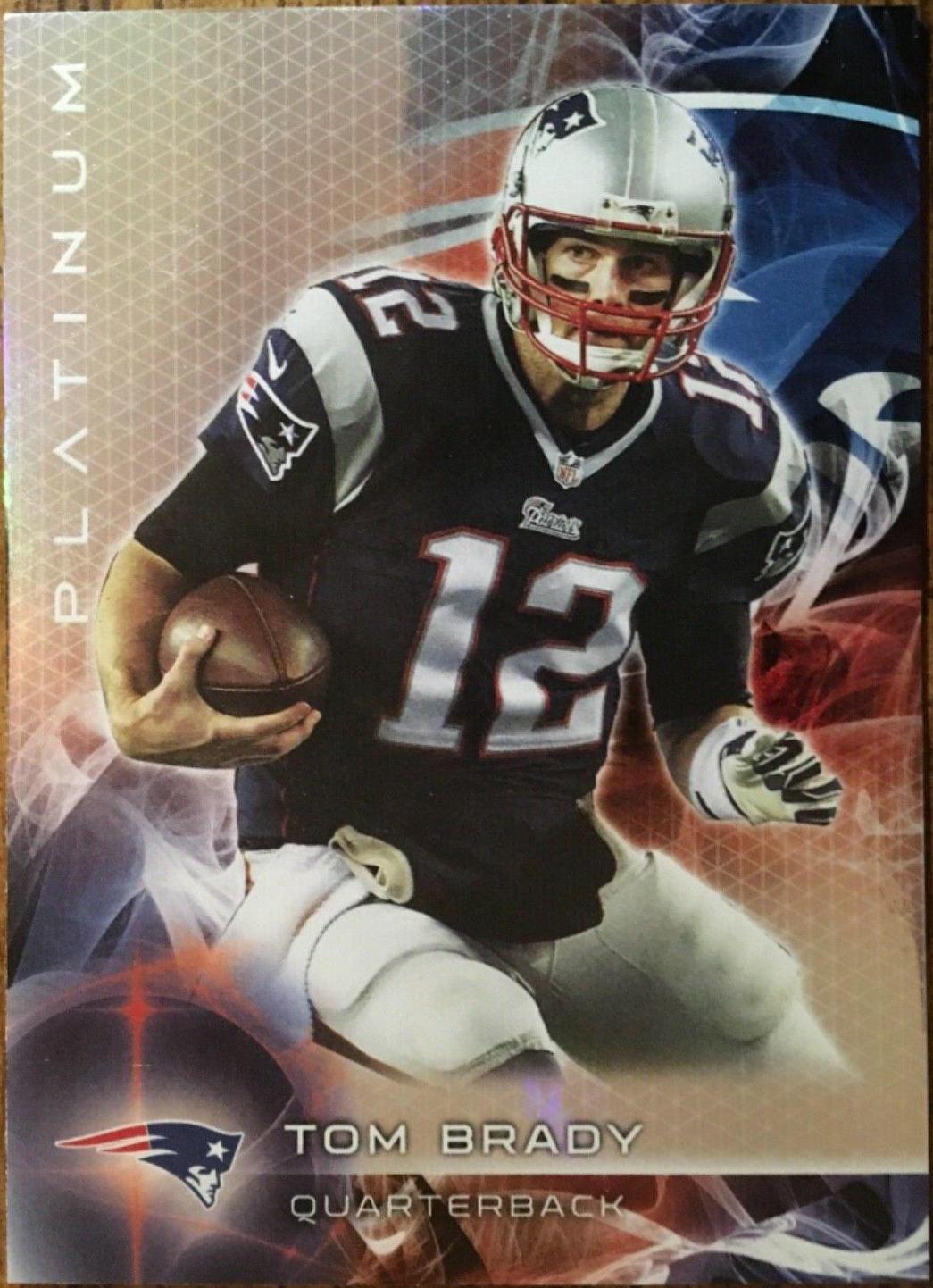 Tom Brady #5 Football Cards 2015 Topps Platinum