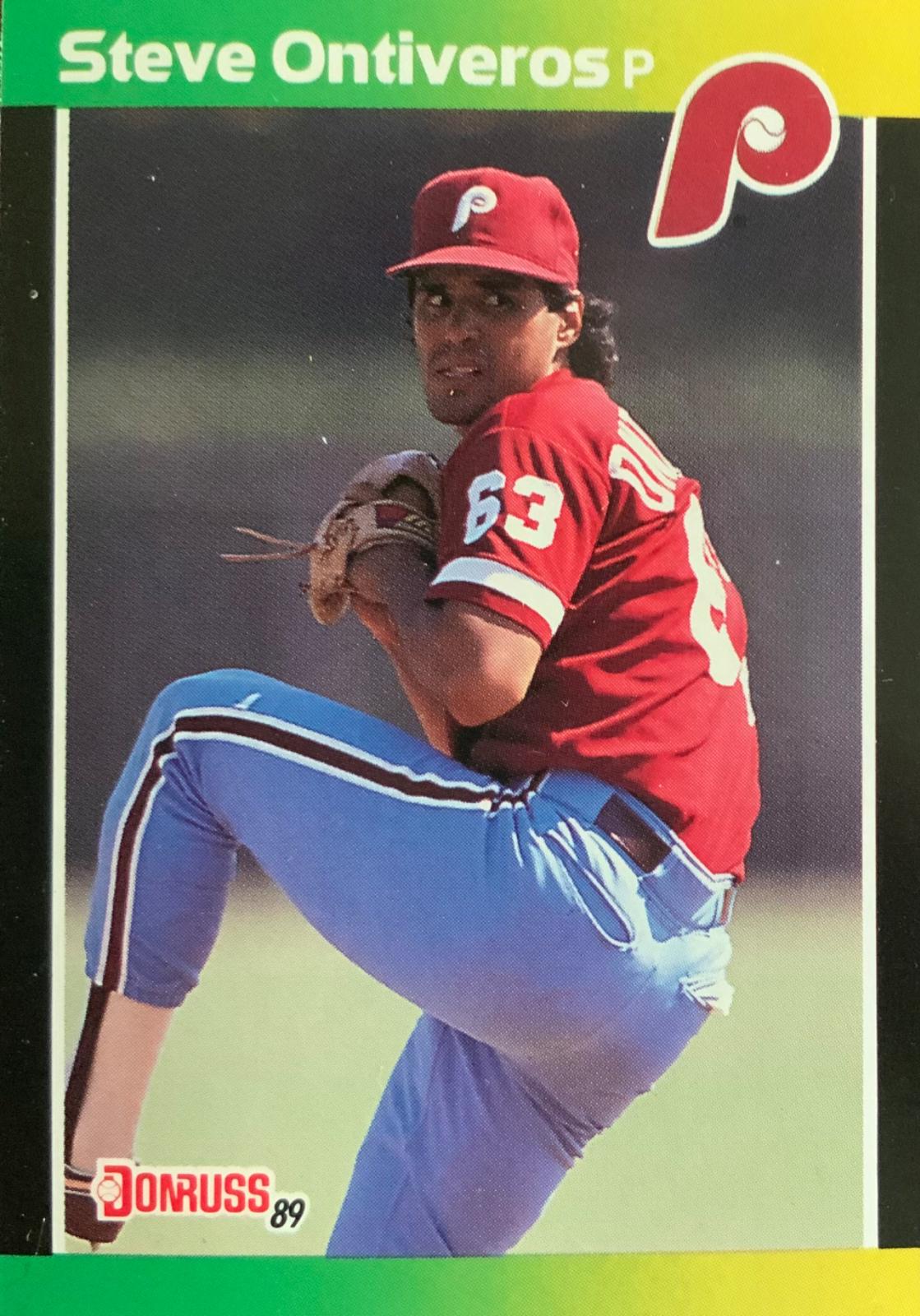 Steve Ontiveros #T-11 Baseball Cards 1989 Donruss Traded
