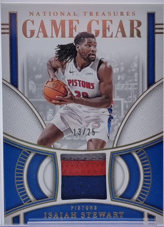 Isaiah Stewart [Prime] #28 Basketball Cards 2023 Panini National Treasures Game Gear