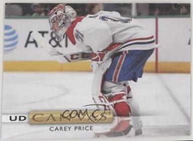 Carey Price #C142 2019-20 Upper Deck Hockey UD Canvas