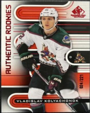 Vladislav Kolyachonok #197 2022-23 SP Game Used Hockey