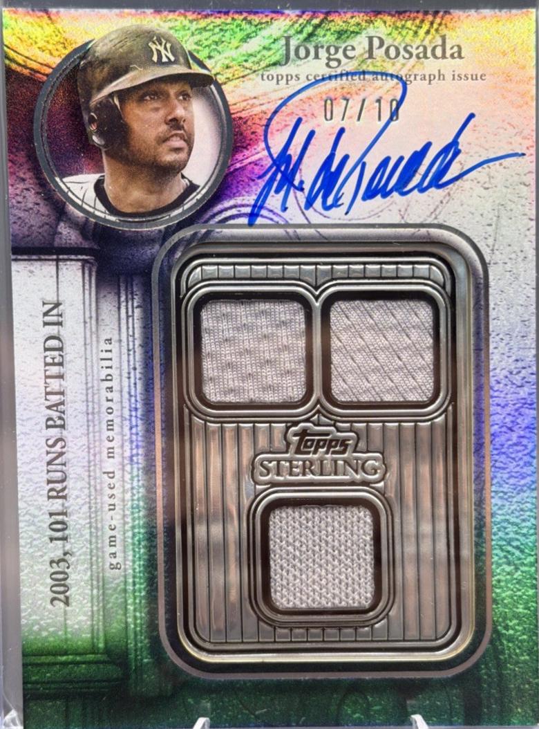 Jorge Posada [Blue] #SWA-JPO