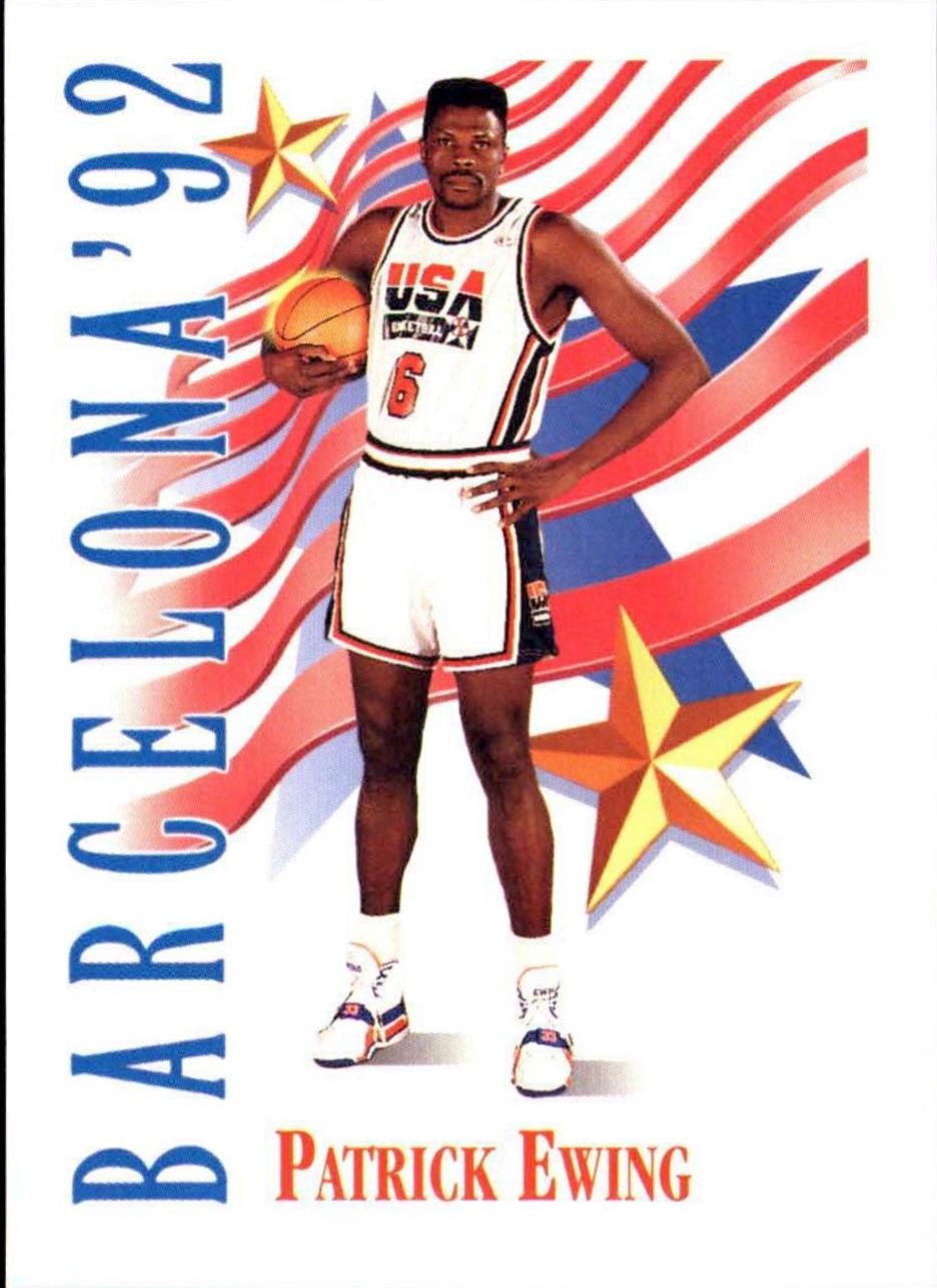 Patrick Ewing USA #532 Basketball Cards 1991 Skybox