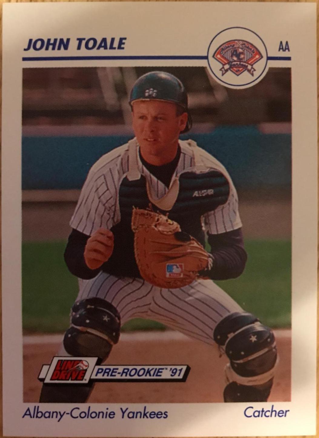 John Toale #21 Baseball Cards 1991 Impel Line Drive Pre Rookie AA