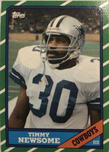 Timmy Newsome #127 Football Cards 1986 Topps