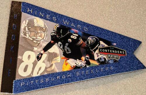 Hines Ward #77 1998 Playoff Contenders Pennants Football