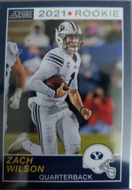 Zach Wilson #61 Football Cards 2021 Panini Chronicles Draft Picks