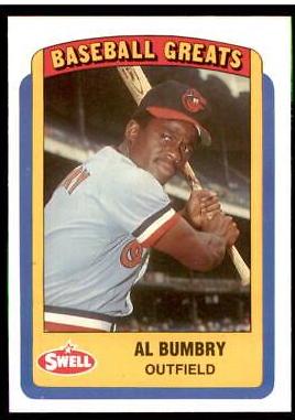 Al Bumbry #29 Baseball Cards 1990 Swell Greats