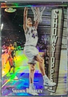 Shawn Bradley Refractor #300 Basketball Cards 1997 Finest
