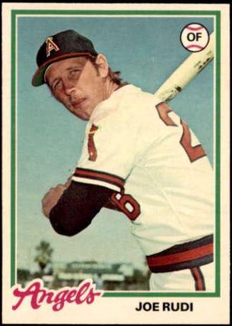 Joe Rudi #28 Baseball Cards 1978 O Pee Chee