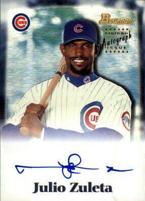 Julio Zuleta #BDPA5 Baseball Cards 2000 Bowman Draft Picks Autographs