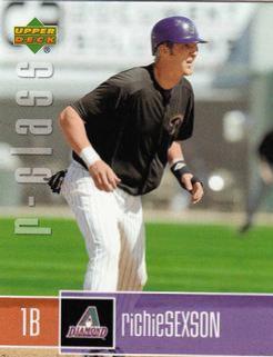 Richie Sexson #69 Baseball Cards 2004 Upper Deck R Class