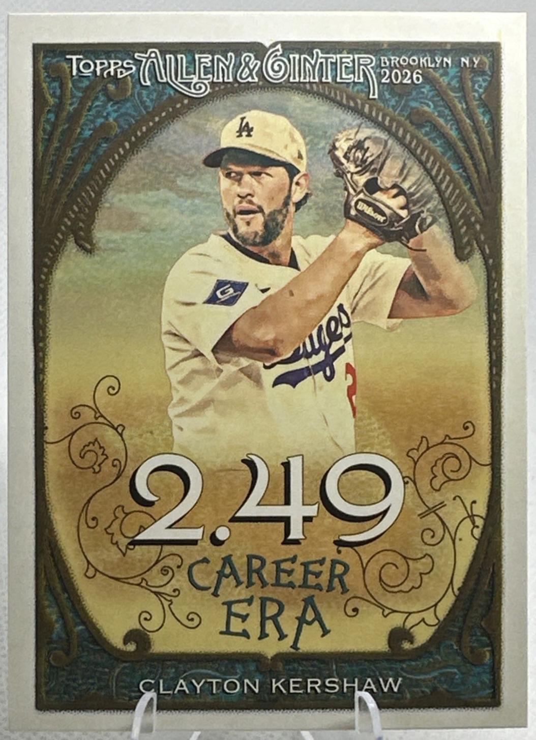 Clayton Kershaw #CR-26 2026 Onit Athlete Gravity Career 250 Baseball
